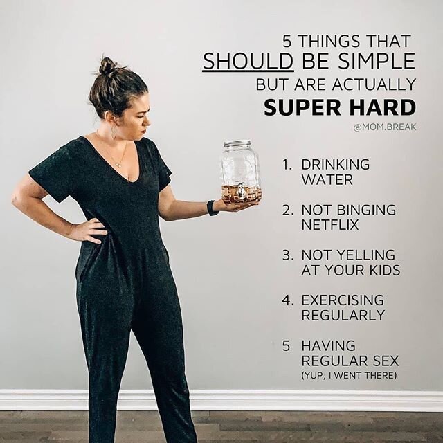 Let&rsquo;s add to the list: &bull; making food multiple times a day
&bull; remembering to make an appointment with the pelvic floor physical therapist
@Regrann from @postpartum - Am I right? What else am I missing?
⠀⠀⠀⠀⠀⠀⠀⠀⠀
ps. that's my attempt a